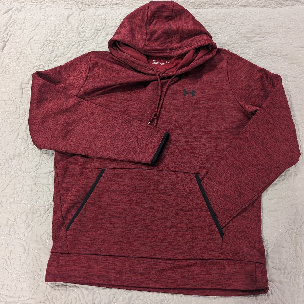 UA Hoodie Maroon w/Black trim